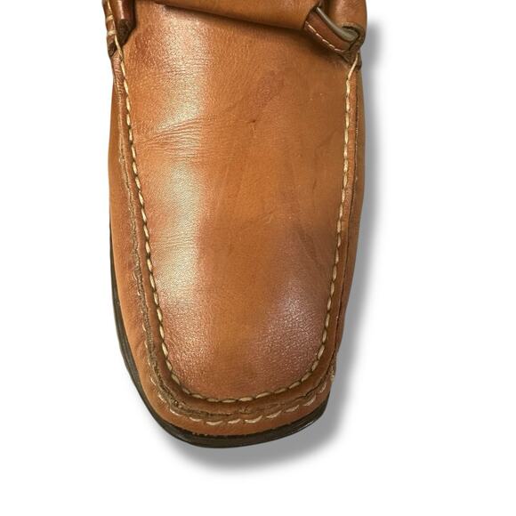 Donald J Pliner Eleo Driving Loafers Shoes Horsebit Moc Toe Brown Leather Sz 9.5 - Picture 11 of 16